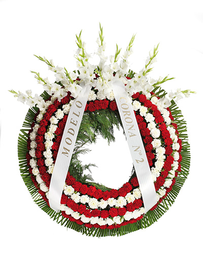 Corona de flores para funeral nº 2