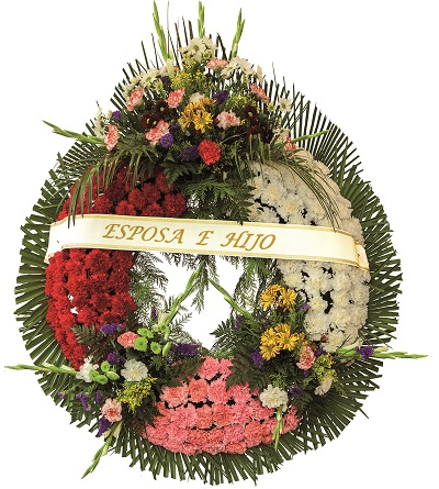Corona de flores para funerales nº 3